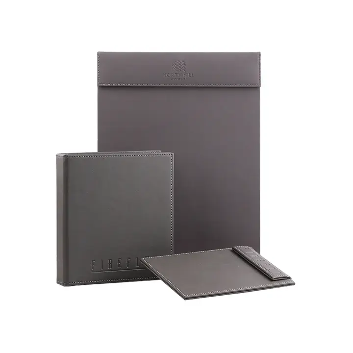 Hotel folder leather cover deskpad